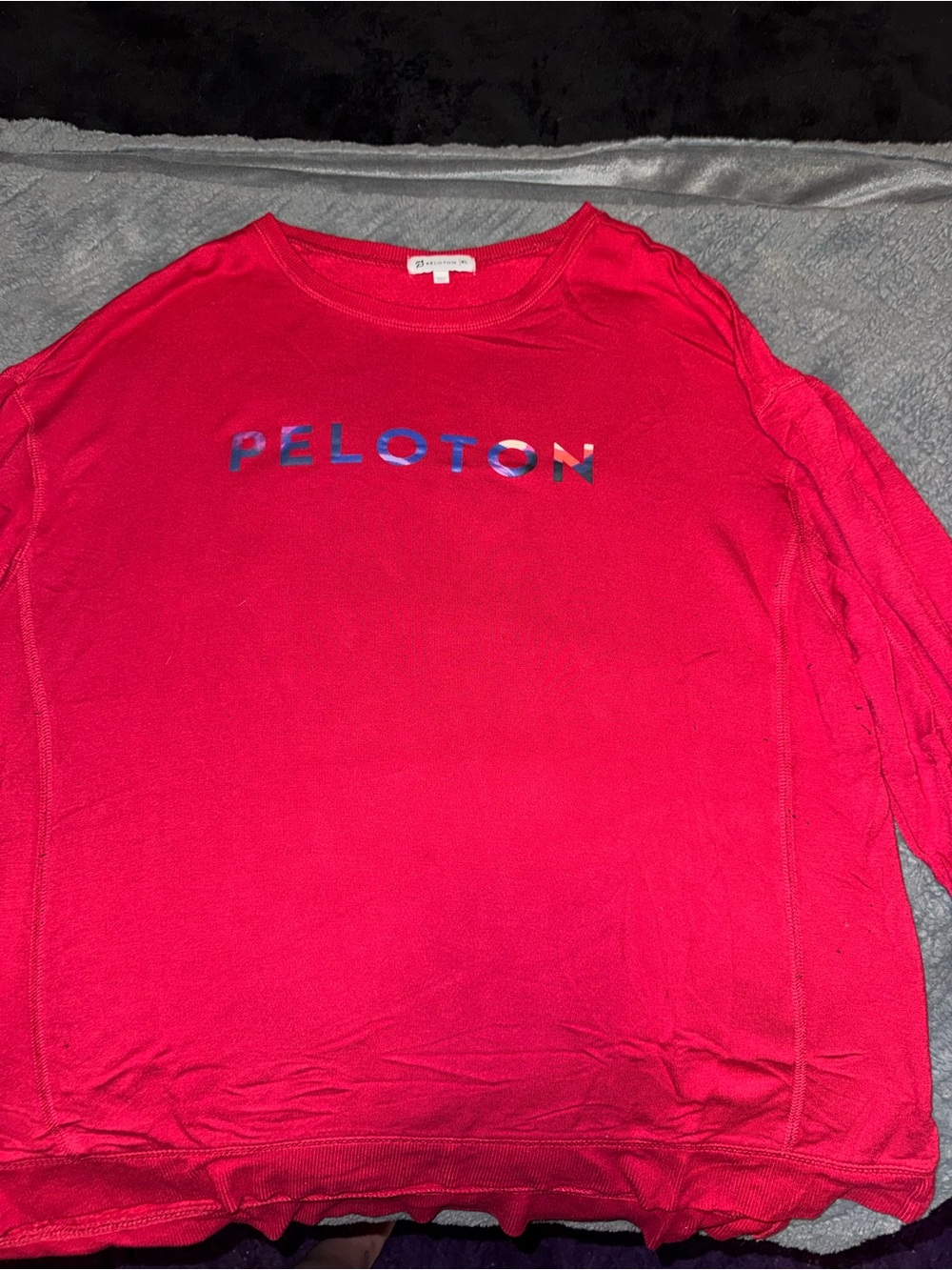 Peloton Red Crewneck Sweatshirt